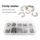 #A 580 Packs Circlip Retaining Ring Oil Resistance E-Clip Washer for M1.5-M10