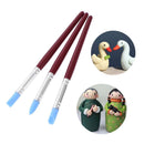 5pcs Soft Silicone Nail Art Craft Pottery Pens Sculpting Polymer Modeling