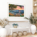 DIY Seaside Beach Oil Paint by Numbers Drawing on Canvas Pictures Home Decor