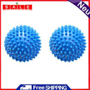 2pcs 6.5cm Laundry Ball PVC Reusable Fabric Softener Home Clothes Dryer Ball