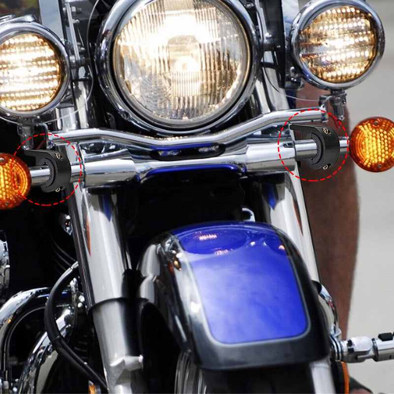 Motorcycle Headlight Brackets Tube Clamps Kit for Motorbike Spotlight Fog Lights