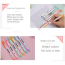 Tools Double Head Key Points Markers Eye Care Color Pen Highlighter Pen Set
