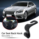 Car Back Seat Hook Rhinestones Handbag Auto Headrest Hanger Holder (Black) Newly