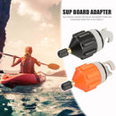 2x Rowing Boat Air Valve Kayak Paddle Board Pump Adapter (Black+Orange) Newly