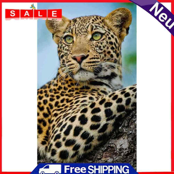 5D DIY Full Round Drill Diamond Painting Big Lion Animal Art Handmade Hanging