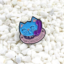 Cartoon Phone Cat Brooches Lapel Pin Women Men Clothing Bags Metal Badge Jewelry