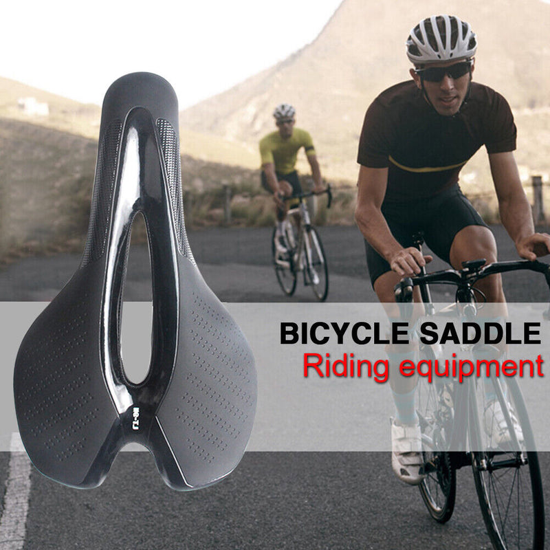 Bicycle Saddle with USB Charging Rear Light MTB Road Bike Lights Seat Cushion