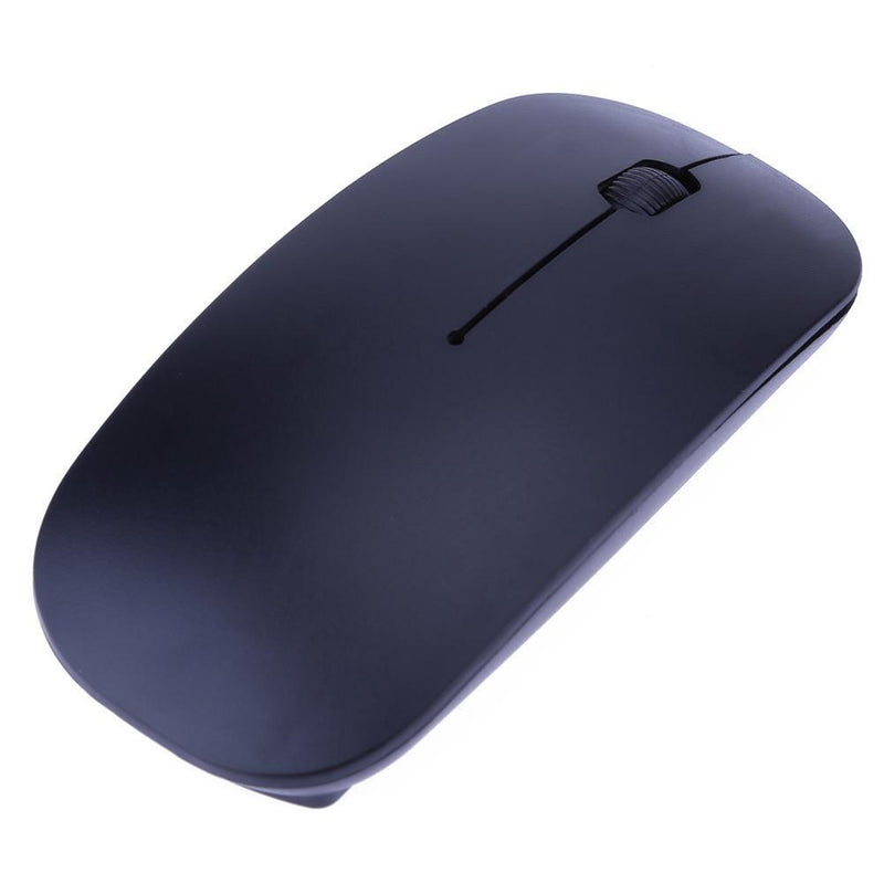 2.4GHz 1,000DPI Ultra-thin 3-Button Wireless Photoelectric Mouse (Black)