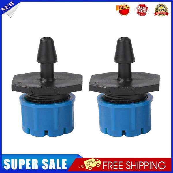 100pcs Adjustable Water Dropper Irrigation Hose Drip Head Kit (Blue)