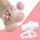 2pcs Toe Separator Bunion Hallux Valgus Corrector Foot Finger Straightener Newly