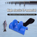 U Shape Fishing Rod Rack Holder Elastic Stretch Strap Pole Stand Fishing Tackle