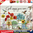 5D Diamond Painting Kit Board Flower Full Round Drill DIY Wall Art (A978) Newly