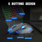 G859 6 Buttons Luminous Wireless Mouse Computer PC 2400dpi Ergonomic Gaming Mice