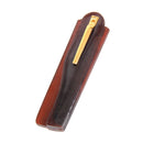 Foldable Hair Comb Women Hairdressing Men Moustache Beard Comb (Brown)
