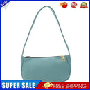 Fashion Nylon Underarm Tote Bag Women Solid Shoulder Hanbag (Blue Green)