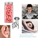 Soft Sponge Noise Reduction Earplugs Slow Rebound Earplugs (120pcs Pink) Newly