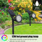 12LED Solar Lamp Outdoor Garden Spotlight Colorful Ground Plug Light (RGB) Newly