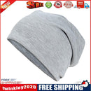 Solid Color Men Women Beanie Hat Warm Winter Hip Hop Skullies Cap (Grey)