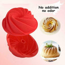 Silicone bunch pan Savarin cake pan tin mold non-stick baking baking molds U7L2