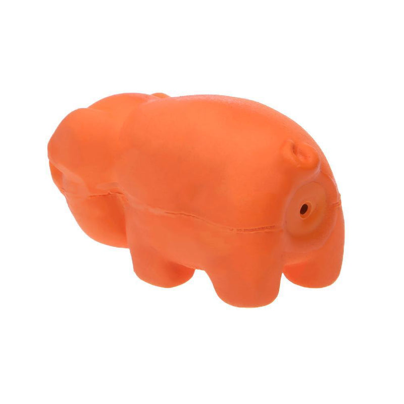 Sound Anti Squeeze Bite Resistant Latex Pig Shape Pet Dog Molars Toys(Oran