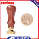 Wax Seal Stamp with Handle Lacquered Print Embossed Seal Invitation Decoration