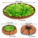 Pet Snuffle Mat, Slow Eat Bowl Nosework Training Foraging for Dogs (Green) Newly