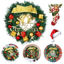 Party Christmas Wreath Wall Hanging Christmas Decorations Garland Ornament