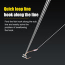 2 in 1 Fishing Knotter Tying Tools Fish Hooks Remover Knot Picker (Red) Newly
