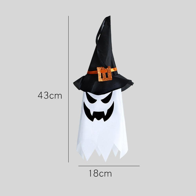 Halloween Luminous Ghost Face Weird Atmosphere Props for Garden Background (S)