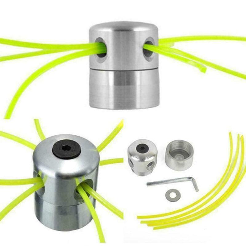 Aluminum Grass Trimmer Head With 4Lines Brush Cutter Lawn Accessories Head V9D2