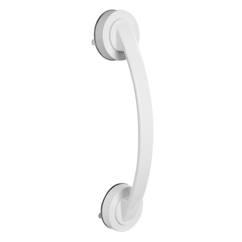 Bathroom Handrail Suction Cup Glass Door Handle Sucker Hand Grip(White)