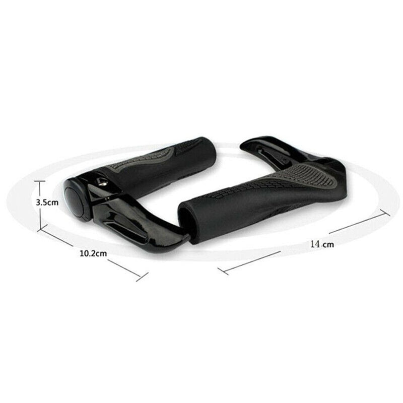 Durable Rubber Skid-Proof Ergonomic Bike Handlebar Bicycle Grips MTB Tool