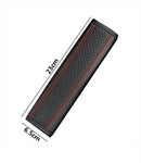 2pcs Car Seat Belt Pads Harness Cushioned Safety Shoulder Strap Cover Black/Red