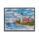 Scenery Cross Stitch Embroidery 14CT Stamped DIY Landscape Canvas Needlework