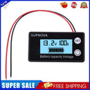 Battery Capacity Indicator Lead Acid Lithium Voltmeter for Motorcycle (B)