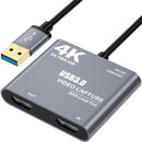 Camcorder Game Recording HDMI-compatible Video Capture Card USB 3.0 Loop-out