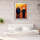 5D Diamond Painting DIY Old Couple Full Round Drill Mosaic Picture Wall Decor