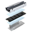 MK-200 Aluminum Alloy M.2 Solid State Hard Disk Heatsink for NGFF NVMe 2280 SSD