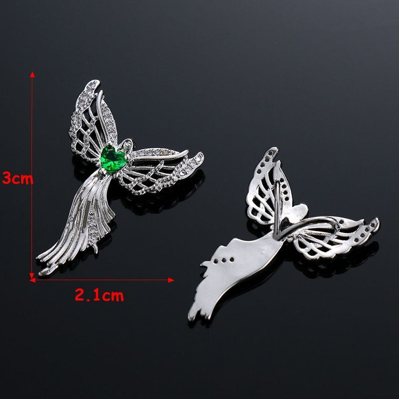Elegant Fashion Women Religion Prayer Jewelry Angelwing Pendant Virgin Mary