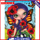 Butterfly 5D DIY Full Round Drill Diamond Painting Rhinestone Wall Craft Gifts
