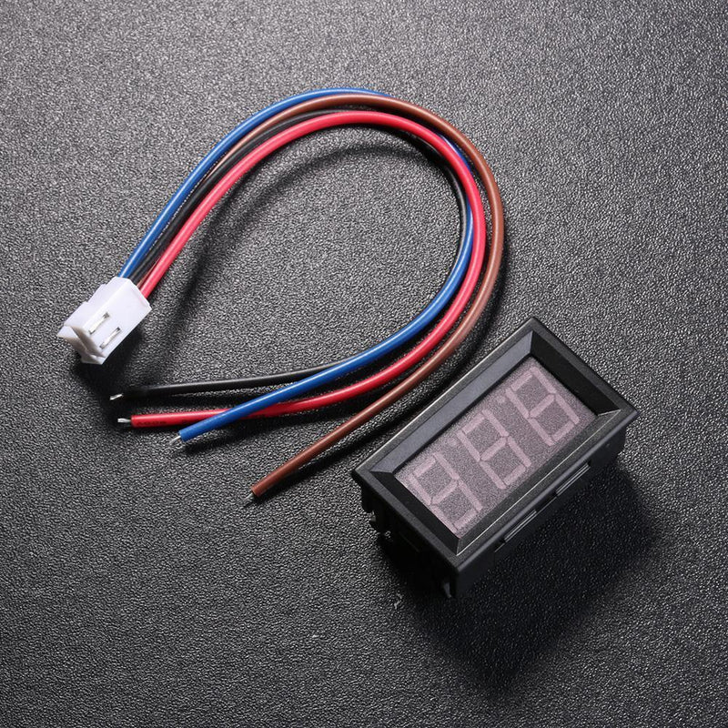 Mini 0.56in LED Digital Display DC 0-10A Ammeter Amp Panel Meter (Blue)