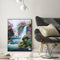 Mountain Stream Waterfall Full Square Diamond Embroidery Rhinestone Painting Art