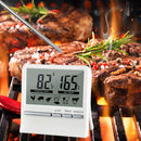Digital Kitchen Grill Thermometer LCD Display Long Probe Cook Alarm Timer
