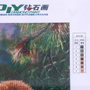 Diamond Embroidery Bears Eat Fish Round DIY Diamond Painting Cross Stitch