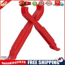 2pcs Bicycle Tire Lever MTB Bike Link Chain Plier Pry Bar Repair Tool (Red)