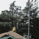 Tent Canopy Lanyard Clothesline Outdoor Camp Hiking Rope w/ Buckle (Khaki)