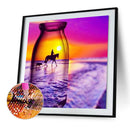 5D DIY Full Drill Diamond Painting Bottle Scenery Cross Stitch Kit Home Decor
