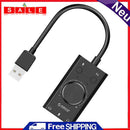Widewing SC2 External USB Sound Card Adapter Volume Control Audio Card for MacB