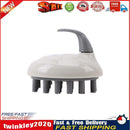 Silicone Shampoo Scalp Massage Brush Portable Hair Washing Comb (White) Newly