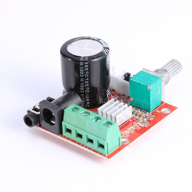 12V Mini Hi-Fi PAM8610 Audio Stereo Amplifier Board 2X10W D Class Module Newly